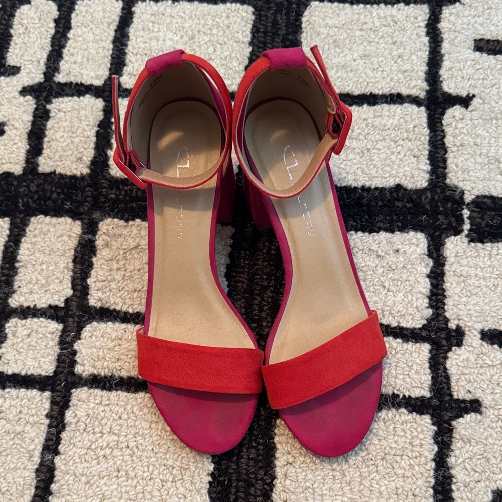 CL by Laundry Pink Red Heels